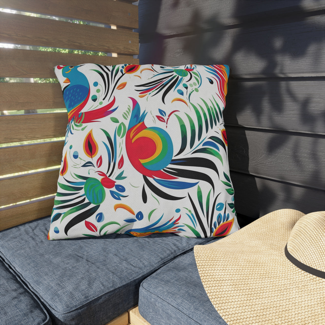 Quetzal Quest Outdoor Throw Pillow