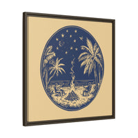 Thumbnail for Beachfire Nights Canvas Wall Art with Frame
