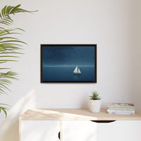 Thumbnail for Sail Into Stillness Canvas Wall Art with Frame