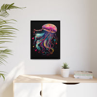 Thumbnail for Celestial Drifter Jellyfish Canvas Wall Art with Frame