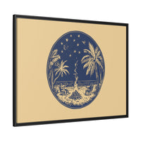 Thumbnail for Beachfire Nights Canvas Wall Art with Frame