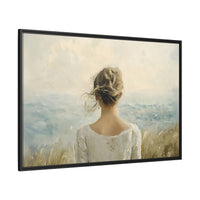 Thumbnail for Where the Sky Meets Her Canvas Wall Art with Frame