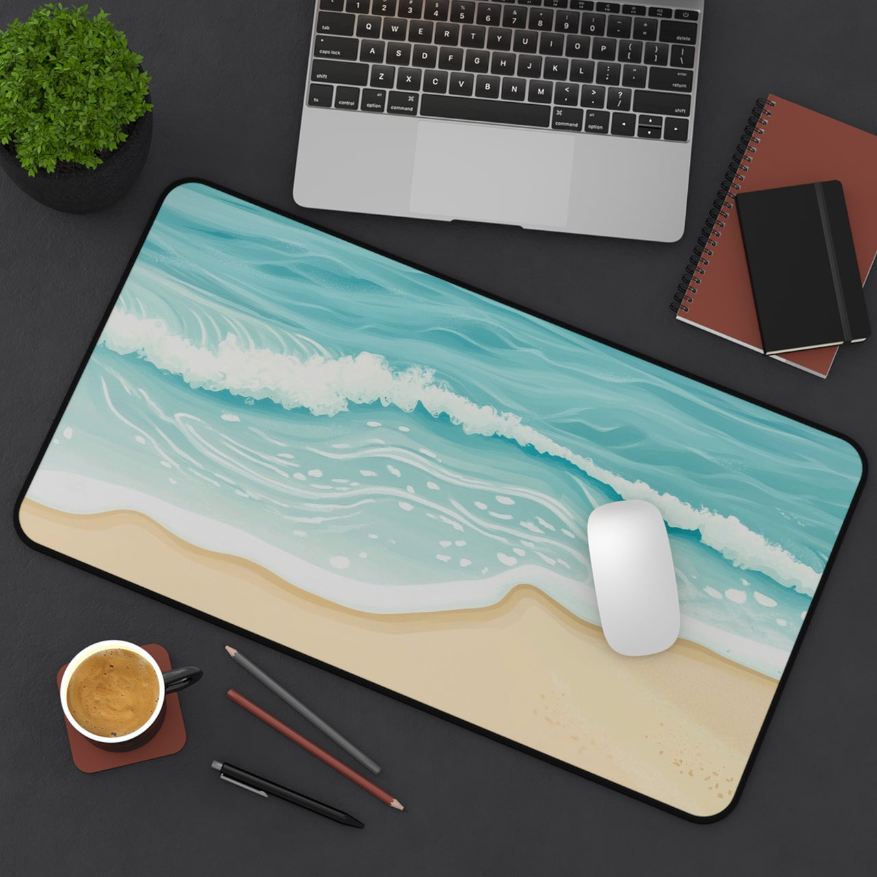 Coastal Wave Desk Mat