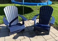 Thumbnail for Poly-Luxe Recycled Plastic Folding Royal Adirondack Chair (Large)