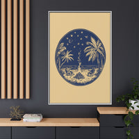 Thumbnail for Beachfire Nights Canvas Wall Art with Frame
