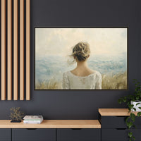 Thumbnail for Where the Sky Meets Her Canvas Wall Art with Frame