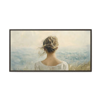 Thumbnail for Where the Sky Meets Her Canvas Wall Art with Frame