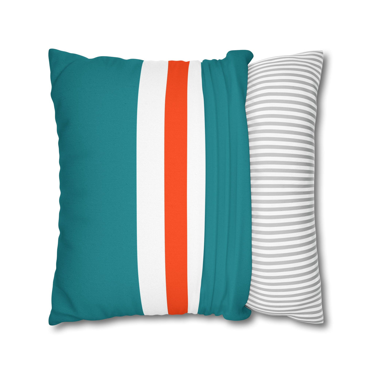 Miami Square Pillowcase with Custom Name & Number