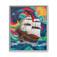 Thumbnail for Sails of Change Canvas Wall Art with Frame