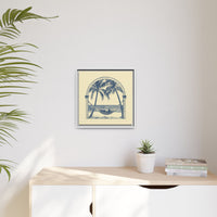 Thumbnail for Palm Retreat Hammock Canvas Wall Art with Frame