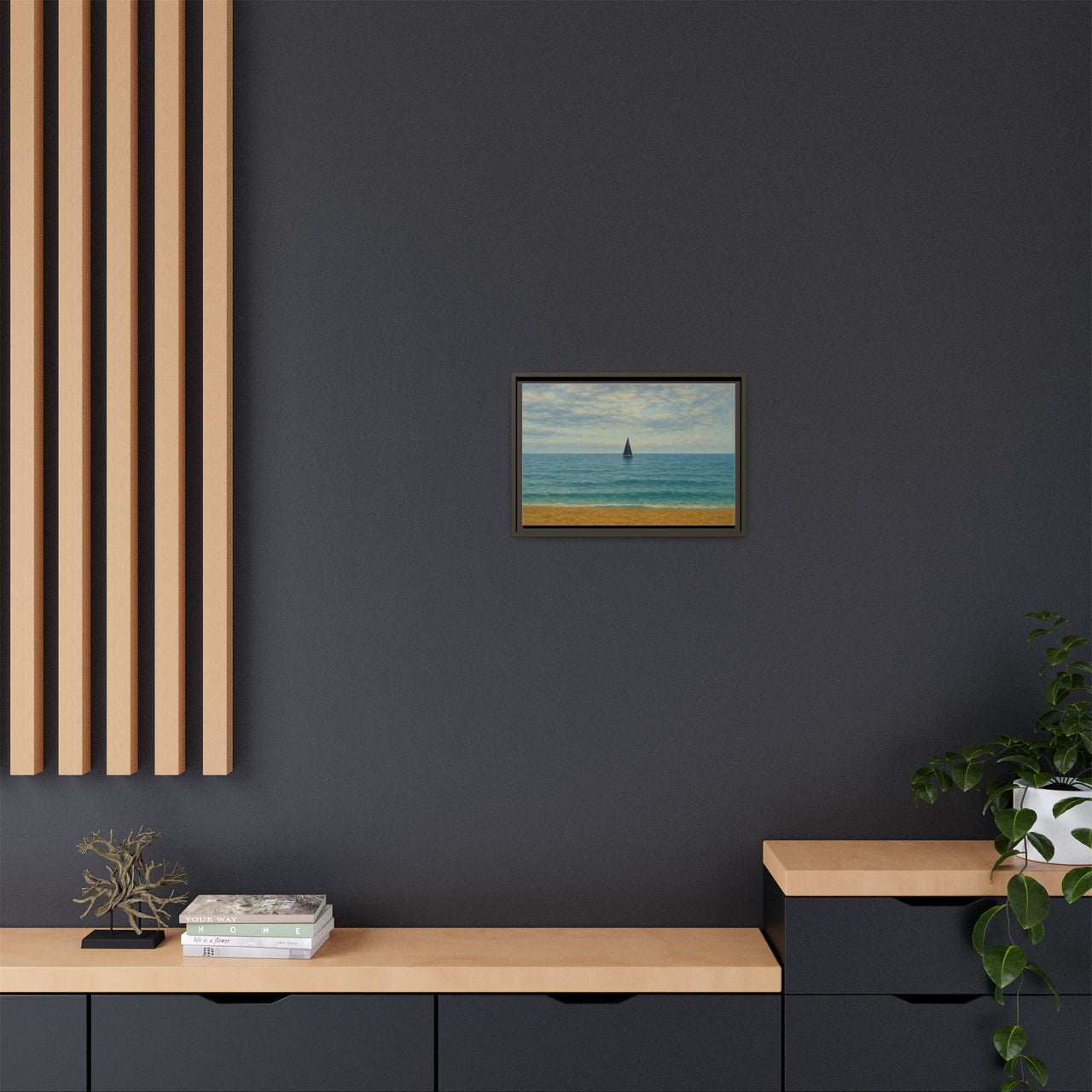Still Waters Canvas Wall Art with Frame