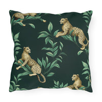 Thumbnail for Chilling Leopards Outdoor Throw Pillow
