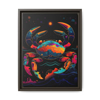 Thumbnail for Neon Tide Crab Canvas Wall Art with Frame