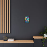 Thumbnail for Ocean Bloom Dolphin Canvas Wall Art with Frame