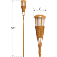 Thumbnail for Solar Flickering LED Island Torches – 4-Pack