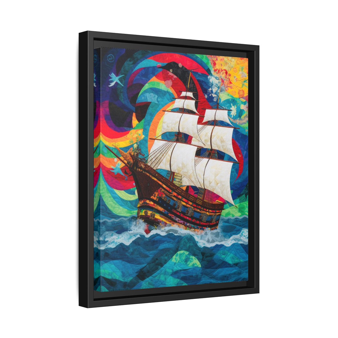 Sails of Change Canvas Wall Art with Frame
