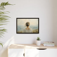 Thumbnail for Where the Sky Meets Her Canvas Wall Art with Frame