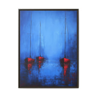 Thumbnail for Nocturne at Sea Matte Canvas Wall Art with Frame