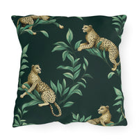 Thumbnail for Chilling Leopards Outdoor Throw Pillow