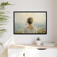 Thumbnail for Where the Sky Meets Her Canvas Wall Art with Frame