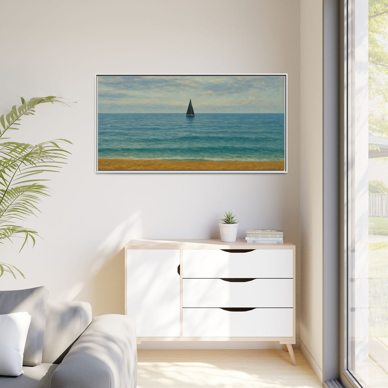 Still Waters Canvas Wall Art with Frame