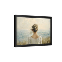 Thumbnail for Where the Sky Meets Her Canvas Wall Art with Frame