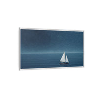 Thumbnail for Sail Into Stillness Canvas Wall Art with Frame