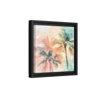 Thumbnail for Palm Glow Canvas Wall Art with Frame