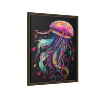 Thumbnail for Celestial Drifter Jellyfish Canvas Wall Art with Frame