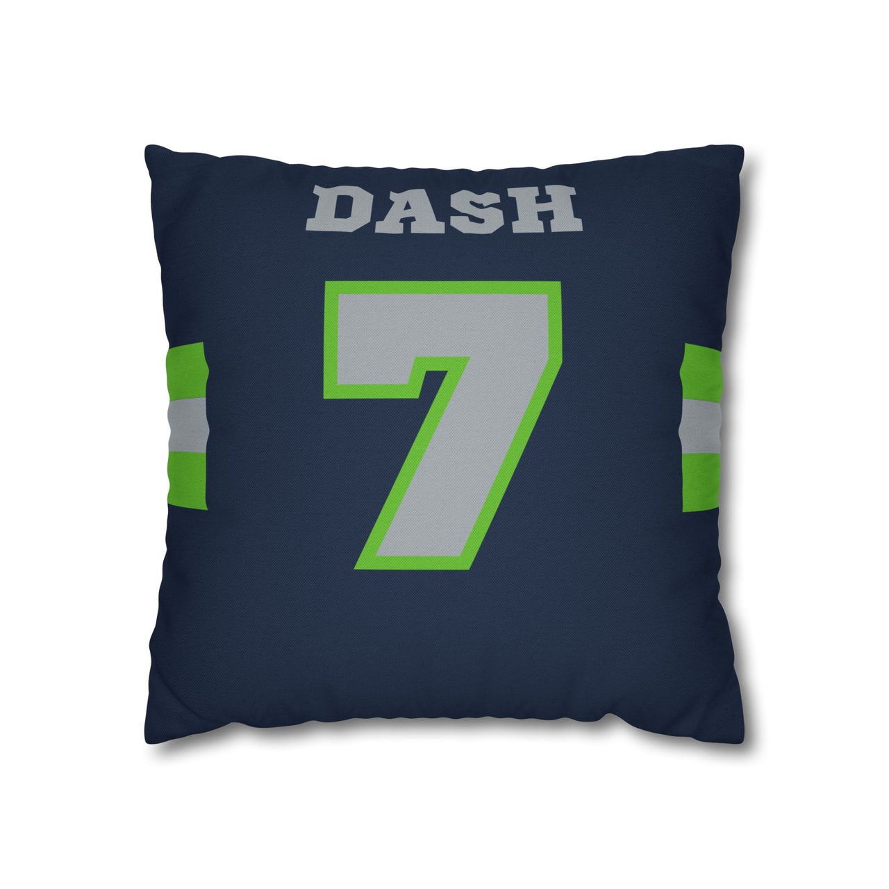 Seattle Square Pillowcase with Custom Name & Number
