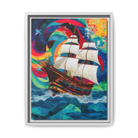 Thumbnail for Sails of Change Canvas Wall Art with Frame