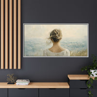 Thumbnail for Where the Sky Meets Her Canvas Wall Art with Frame