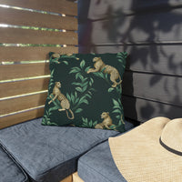 Thumbnail for Chilling Leopards Outdoor Throw Pillow