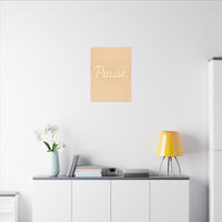 Thumbnail for Pause Canvas Wall Art