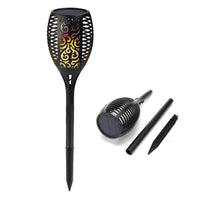 Thumbnail for 4x Solar Garden LED Torch Outdoor Flame Dancing Flickering Light Tiki Auto Lamp-4