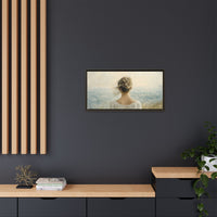 Thumbnail for Where the Sky Meets Her Canvas Wall Art with Frame