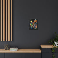 Thumbnail for Midnight Depths Octopus Canvas Wall Art with Frame
