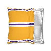 Thumbnail for Los Angeles Yellow Square Pillowcase with Custom Name & Number