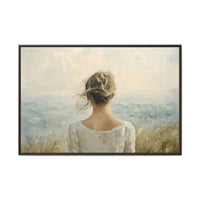 Thumbnail for Where the Sky Meets Her Canvas Wall Art with Frame