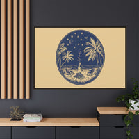 Thumbnail for Beachfire Nights Canvas Wall Art with Frame