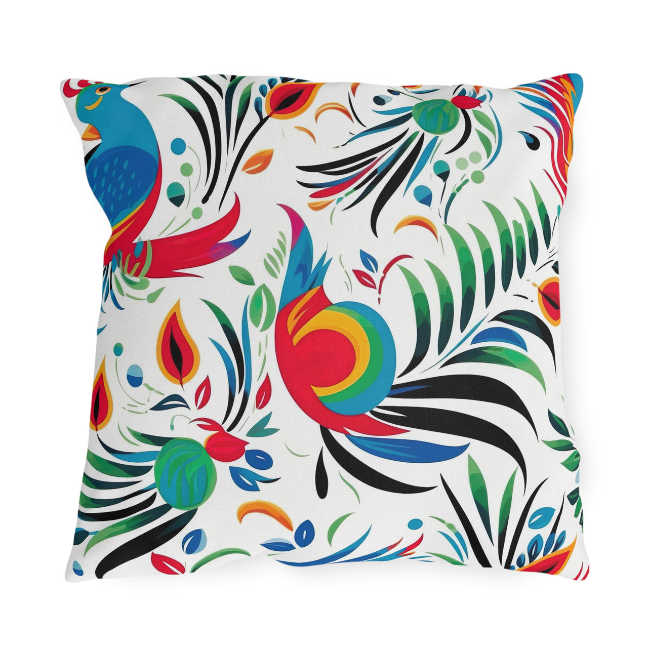 Quetzal Quest Outdoor Throw Pillow
