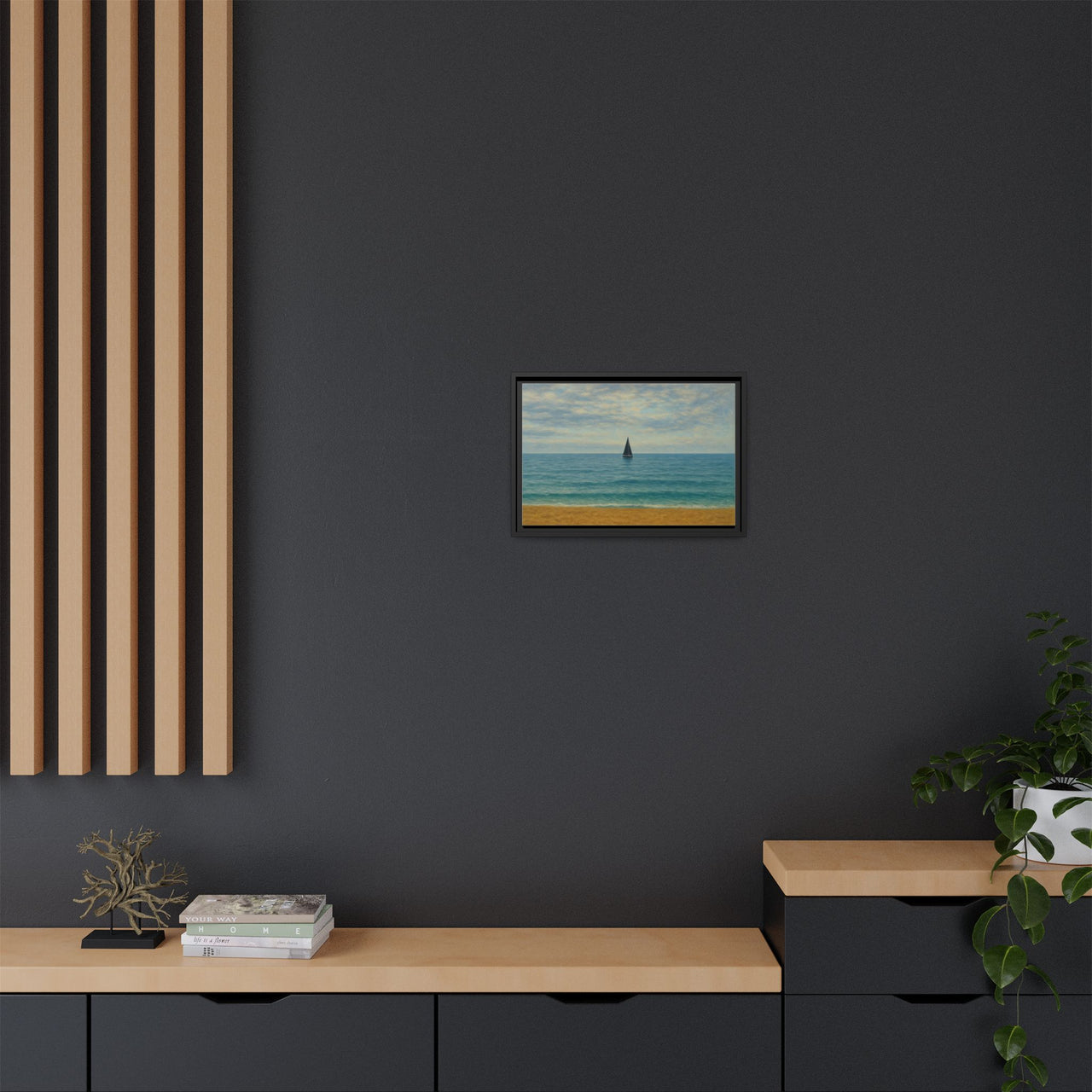 Still Waters Canvas Wall Art with Frame