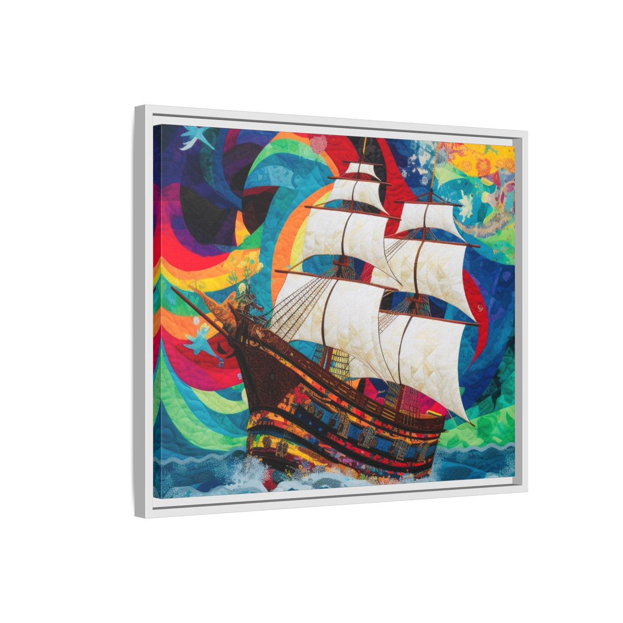 Sails of Change Canvas Wall Art with Frame