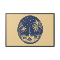 Thumbnail for Beachfire Nights Canvas Wall Art with Frame