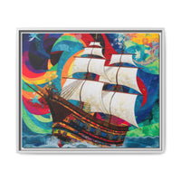 Thumbnail for Sails of Change Canvas Wall Art with Frame
