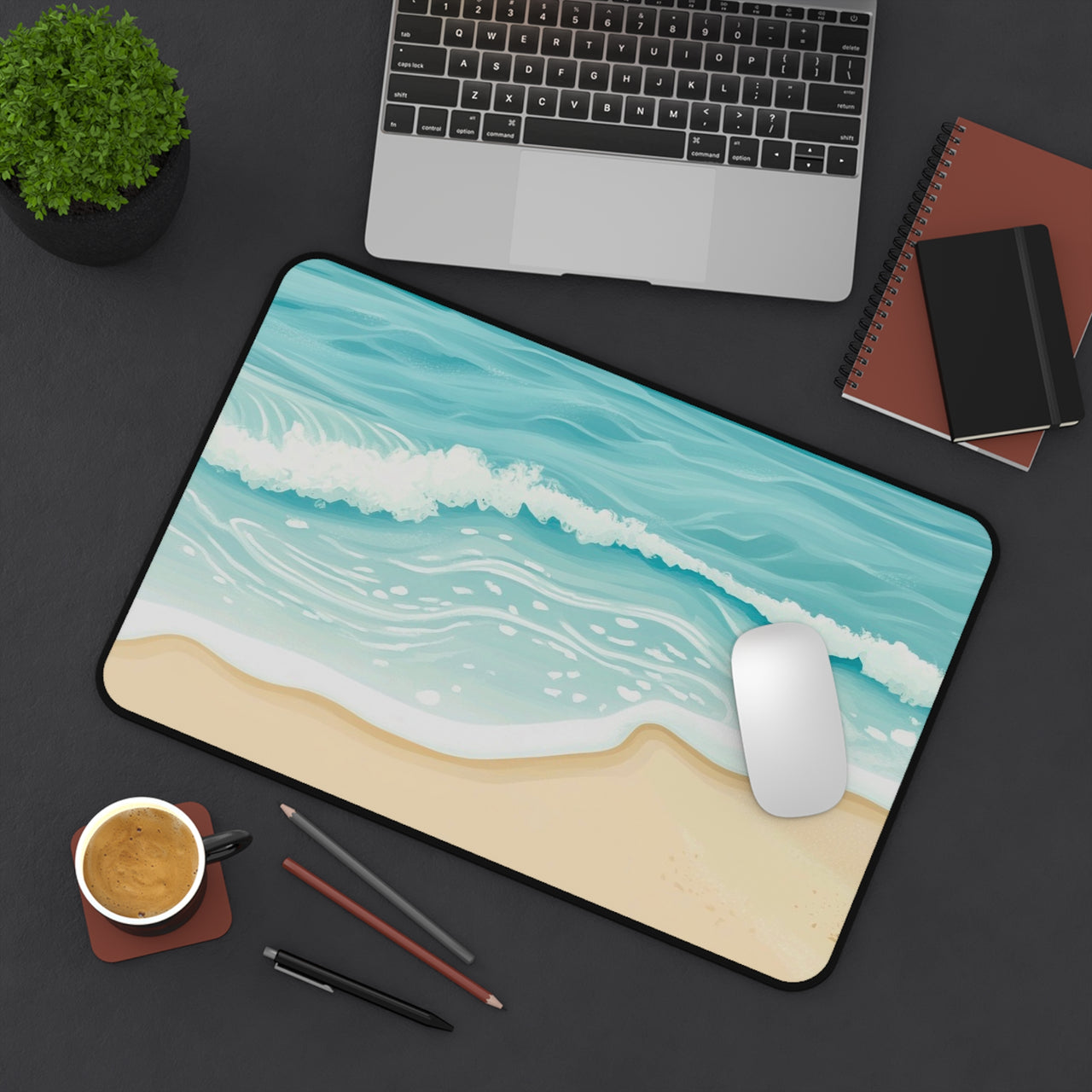 Coastal Wave Desk Mat