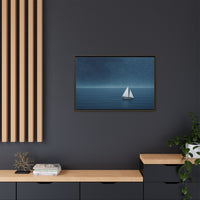 Thumbnail for Sail Into Stillness Canvas Wall Art with Frame