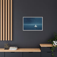 Thumbnail for Sail Into Stillness Canvas Wall Art with Frame
