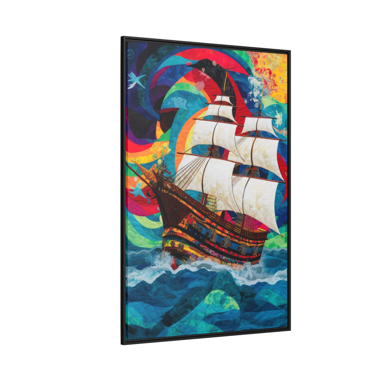 Sails of Change Canvas Wall Art with Frame