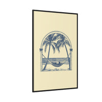 Thumbnail for Palm Retreat Hammock Canvas Wall Art with Frame